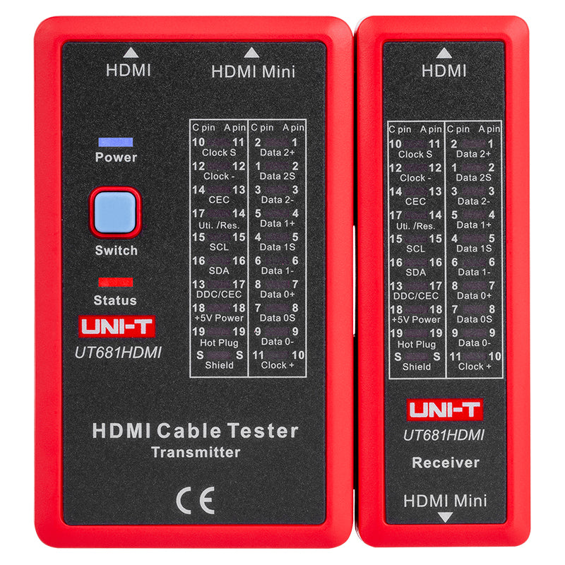 Tester Cablu HDMI Uni-t Ut 681hdmi cu baterie reincarcabila