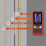 Multimetru Detector Metal Wall Scanner Uni-t Ut 387e cu baterie 300 mAh