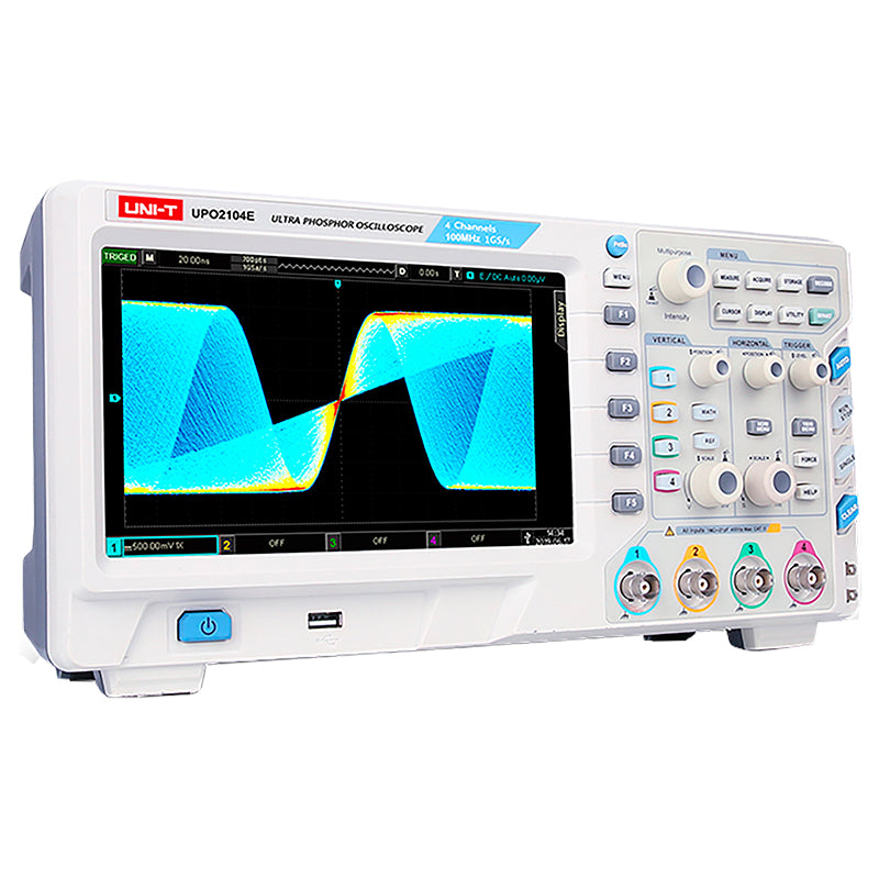 Osciloscop Display Ultra Phosphor Uni-t Upo 2102 cu AUX si USB