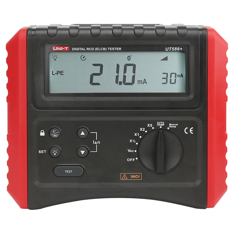 Multimetru Digital Tester Rcd + Uni-t Ut 586 cu baterie reincarcabila