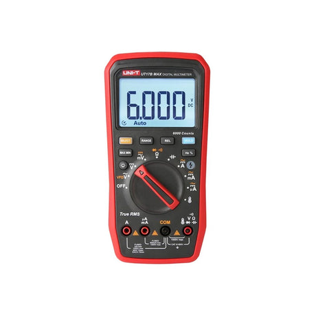 Multimetru Digital Max Uni-t Ut 17b cu alarma, afisaj LCD si baterie reincarcabila