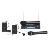 Set Doua Microfoane Vhf Azusa Mik 0110 cu radio FM
