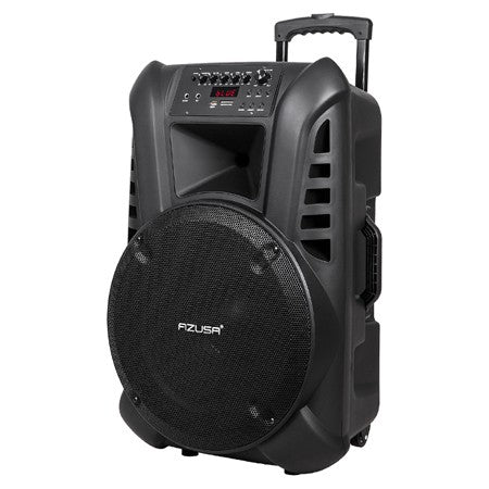Sistem Audio Portabil 15 Inch 60W cu Bluetooth, radio FM, baterie reincarcabila si USB