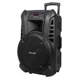 Sistem Audio Portabil 15 Inch 60W cu Bluetooth, radio FM, baterie reincarcabila si USB