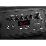 Sistem Audio Portabil 15 Inch 60W cu Bluetooth, radio FM, baterie reincarcabila si USB