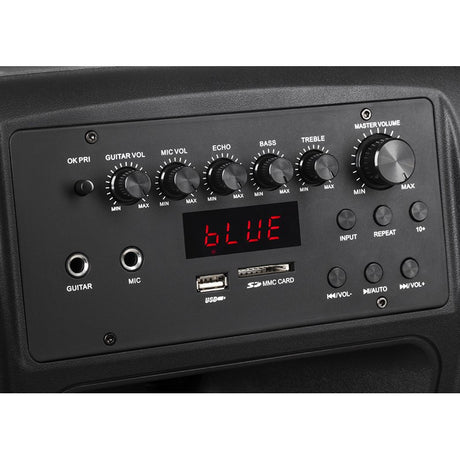 Sistem Audio Portabil 12 Inch 20W cu Bluetooth, radio FM, USB si Card SD