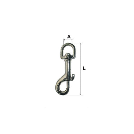 Carabina Breloc cu Arc si Inel Rotativ 11X67M