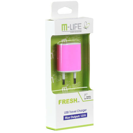 Incarcator Retea Slot Roz M-life Ml 0593 cu USB