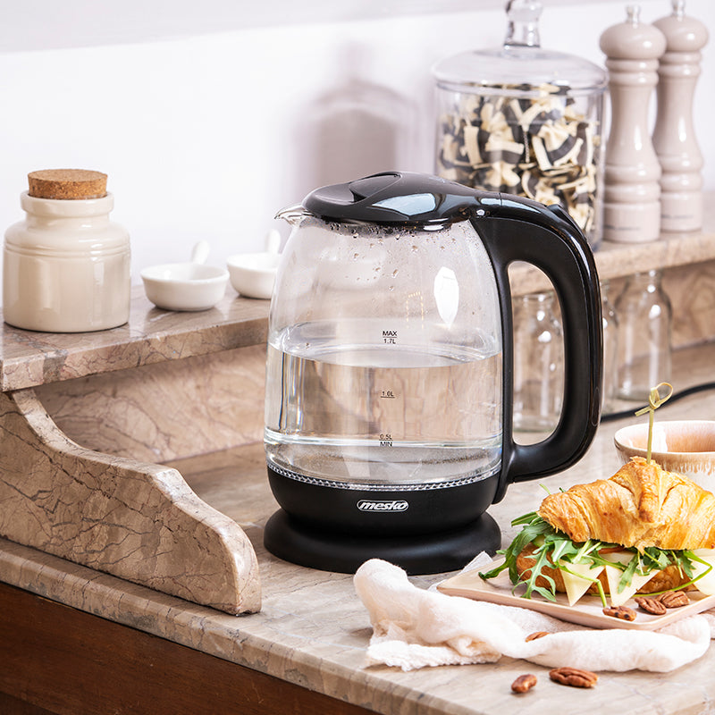 Fierbator Electric 1.7l Negru Mesko Ms 1302 cu DAB+