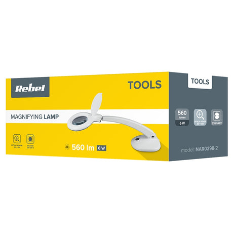 Lampa cu Lupa 3+12 Dioptrii Rebel Nar 0298-2