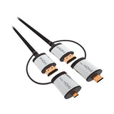 Cablu HDMI - HDMI + Adaptor C