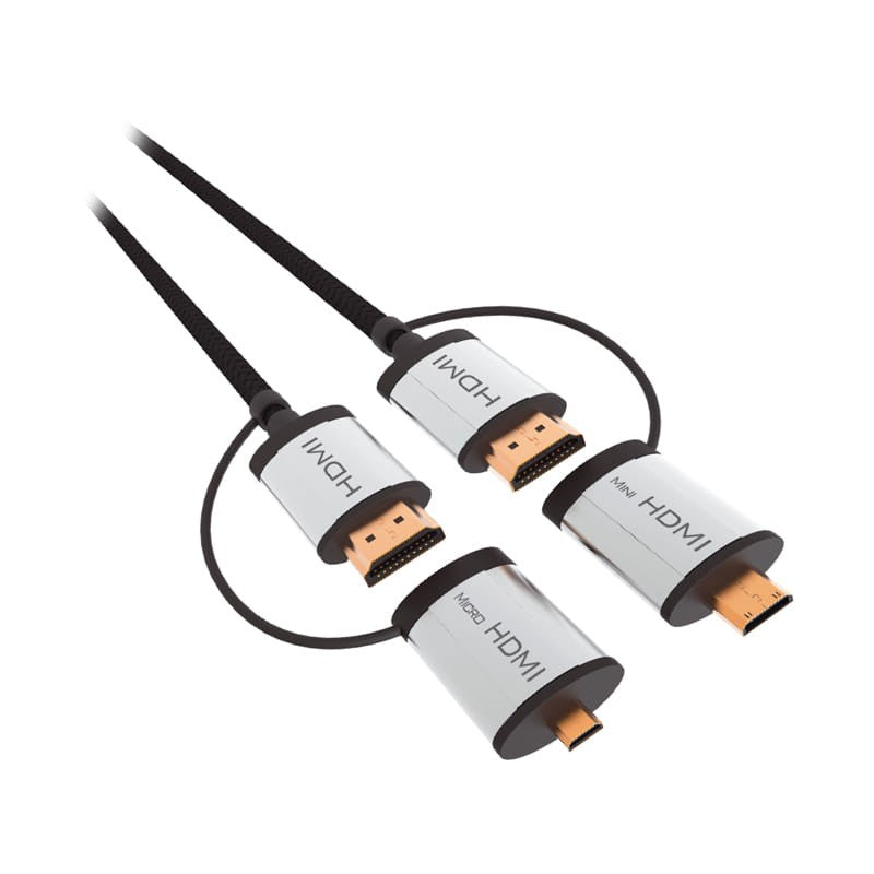 Cablu HDMI - HDMI + Adaptor C