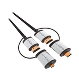 Cablu HDMI - HDMI + Adaptor C