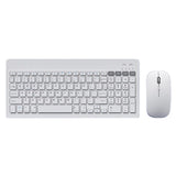 Kit Tastatura si Mouse Alb Omega Okm 2658W cu Bluetooth si USB