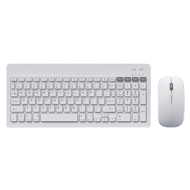 Kit Tastatura si Mouse Alb Omega Okm 2658W cu Bluetooth si USB
