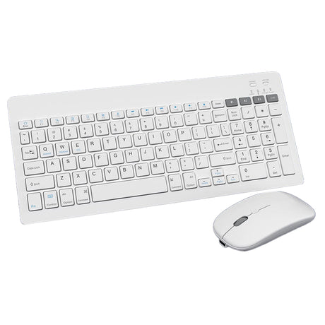 Kit Tastatura si Mouse Wireless Alb Omega