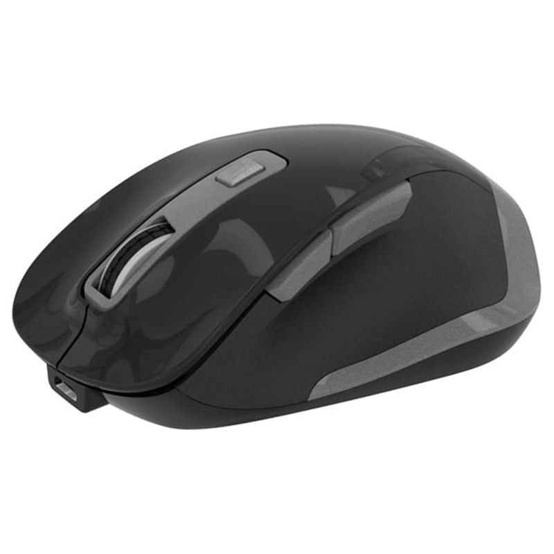 Mouse Reincarcabil -c Negru Gri Omega Omc 526rwbg cu Bluetooth, Internet WiFi, baterie 400 mAh si USB