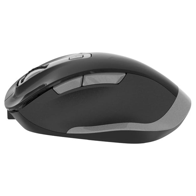 Mouse Reincarcabil -c Negru Gri Omega Omc 526rwbg cu Bluetooth, Internet WiFi, baterie 400 mAh si USB