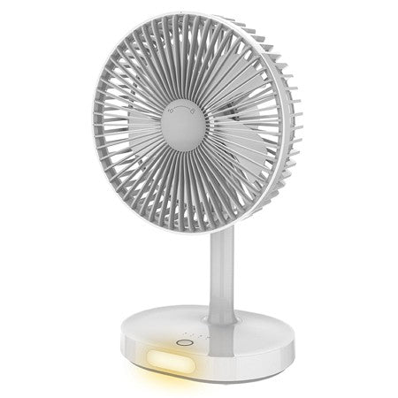 Ventilator Masa Portabil Lampa Veghe Platinet cu baterie 3000 mAh si USB