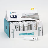 Lanterne Albe Platinet Set 30 cu baterie 1200 mAh si USB