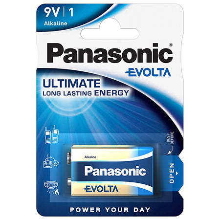 Baterie 6lr61 Blister 1 Buc Panasonic Evolta cu baterie reincarcabila