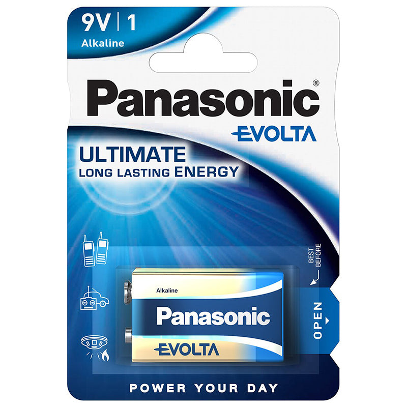 Baterie 6lr61 Blister 1 Buc Panasonic Evolta cu baterie reincarcabila