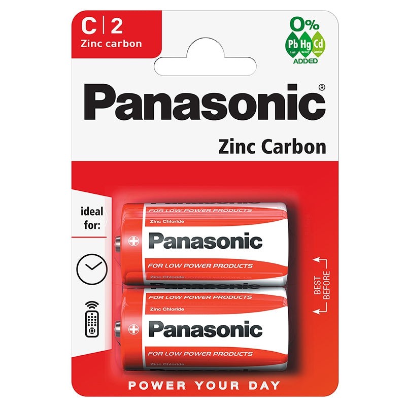 Baterie Blister Panasonic R 14 cu baterie reincarcabila