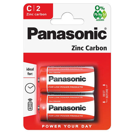 Baterie Blister Panasonic R 14 cu baterie reincarcabila