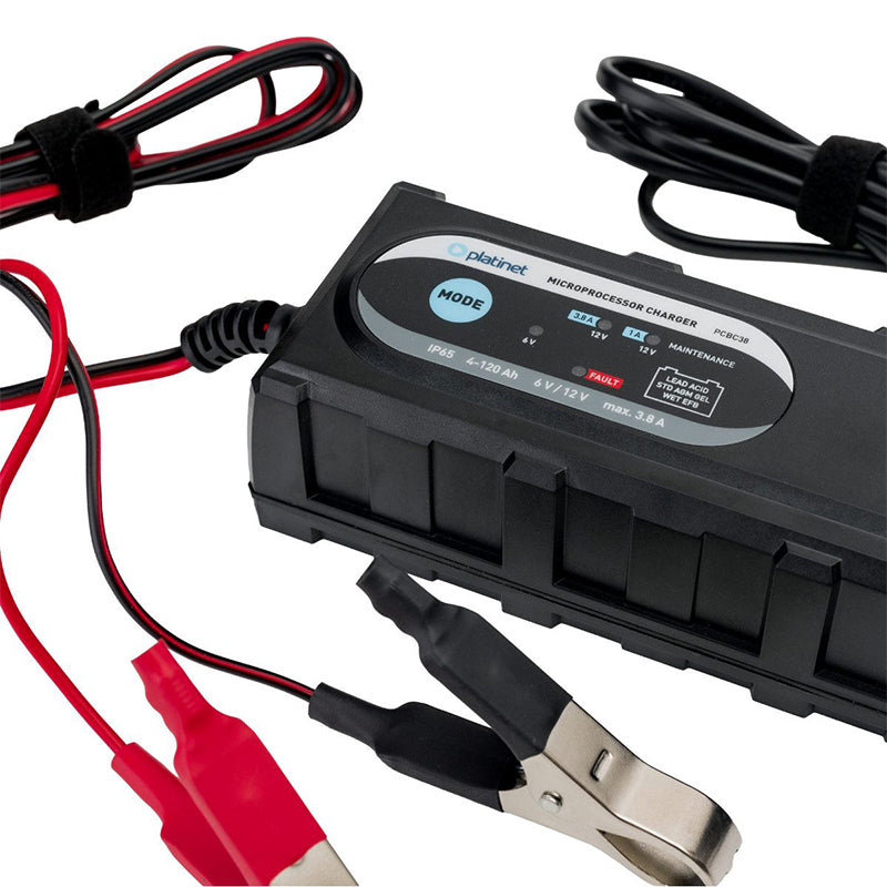 Incarcator Smart Auto Universal 6-12v Pcbc 38 cu baterie reincarcabila si Rezistenta la Apa