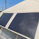 Cort Camping Solar 2-3 Persoane cu baterie 2000 mAh, USB si Rezistenta la Apa