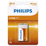 Baterie Philips 6f22 Longlife B1 Blister Philips cu baterie reincarcabila