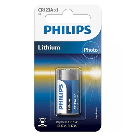 Baterie Lithium Blister 1 Buc Philips CR 123 cu baterie reincarcabila