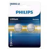 Baterie Lithium Blister 2 Buc Philips CR 2032 cu baterie reincarcabila