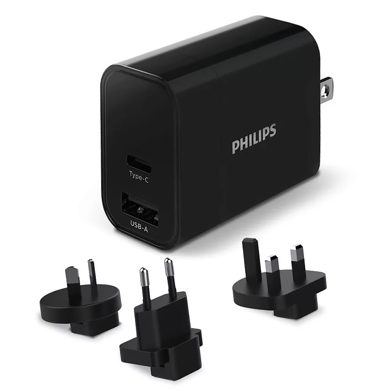 Incarcator Retea Rapid 1a1c Philips cu USB