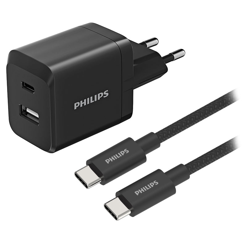 Incarcator Retea Dual -a - Philips C 45W cu USB
