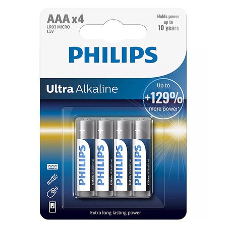 Baterie Ultra Alkaline Lr3 Aaa Blister 4 cu baterie reincarcabila
