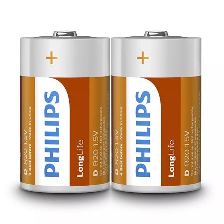 Baterie Longlife D Folie 2 Buc Philips R 20 cu baterie reincarcabila