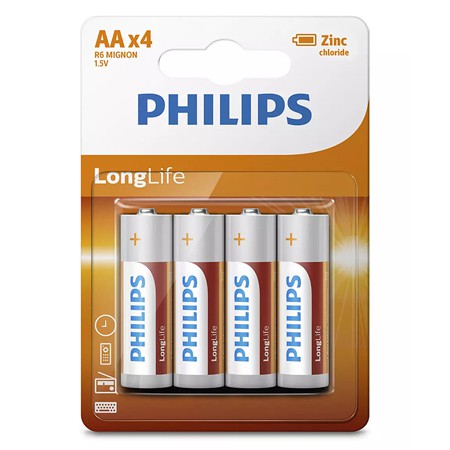 Baterie Longlife R6 Aa Blister 4 Buc cu baterie reincarcabila