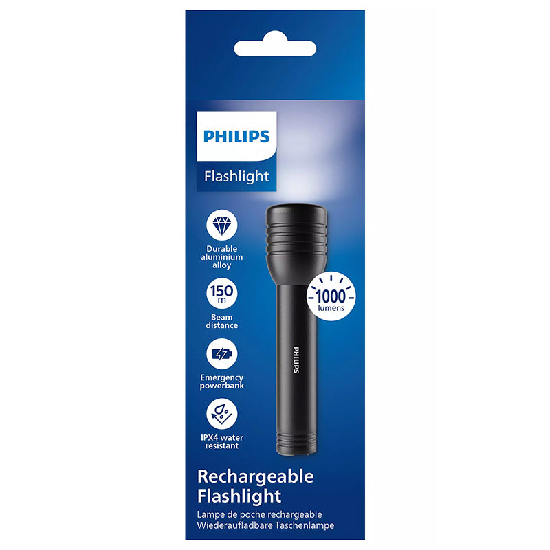 Lanterna LED Acumulator Ipx4 Philips cu baterie reincarcabila