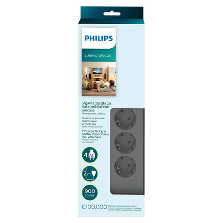 Prelungitor Surge Protector 4 Prize Philips
