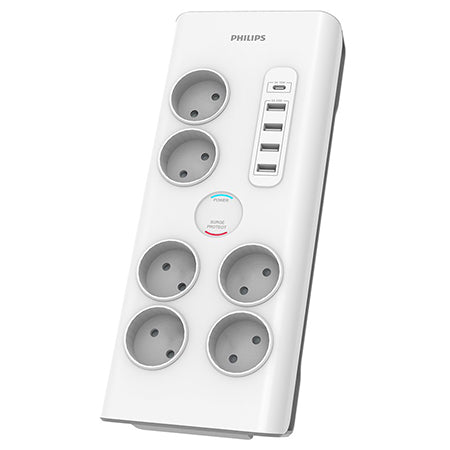 Prelungitor Surge Protector 6 Prize 2m 5 cu USB