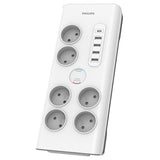 Prelungitor Surge Protector 6 Prize 2m 5 cu USB
