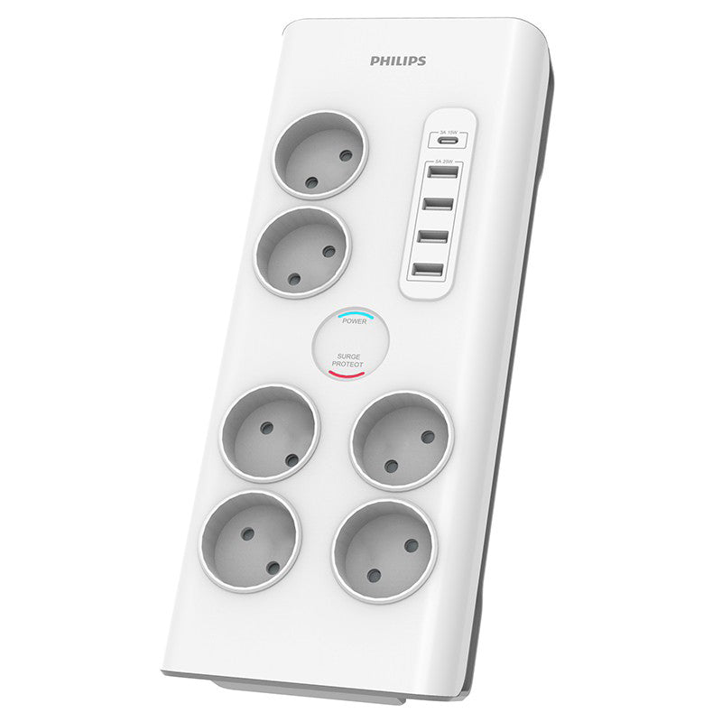Prelungitor Surge Protector 6 Prize 2m 5 cu USB