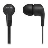 Casti In-Ear Philips TAE1105BK, Cu Fir, Microfon Integrat, Jack 3.5 mm, Bass Puternic, Negre