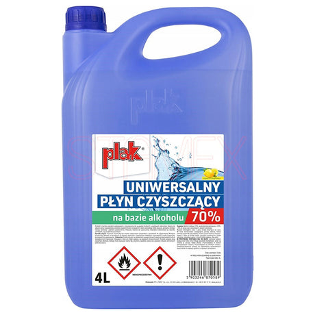 Solutie Igienizare Suprafete 70% 4l Plak Plak 70u4