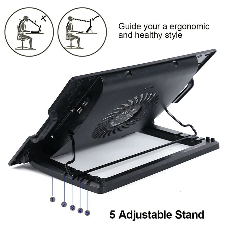 Cooling Pad Laptop 1 Fan 2 Platinet cu USB