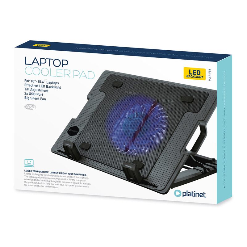 Cooling Pad Laptop 1 Fan 2 Platinet cu USB