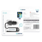 Incarcator Auto Cablu Spiralat 3.4A Type C