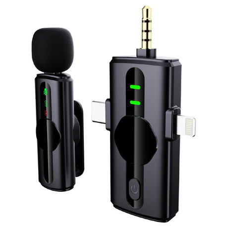 Microfon Lavaliera 3 in 1 Plmm 11 cu Bluetooth, baterie 220 mAh si USB