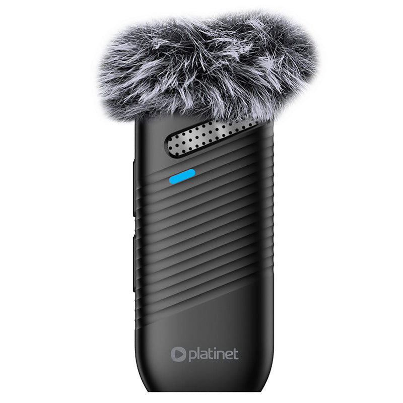 Microfon Lavaliera 2 in 1 Plmm 30 cu Bluetooth, baterie 500 mAh si USB